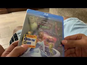 Princess and the Frog - Blu - Ray and DVD unboxing