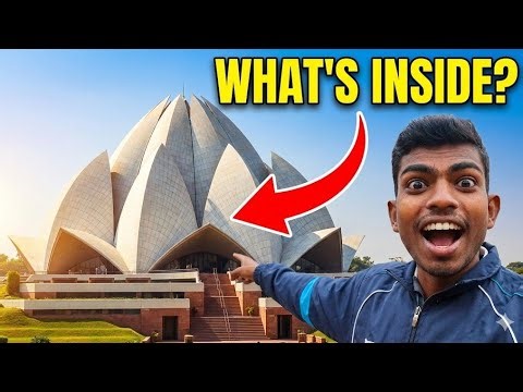 What is inside of the Lotus Temple #vlog.