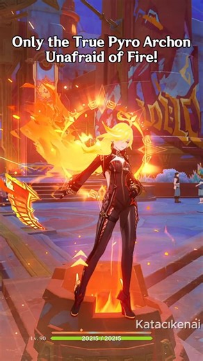 Katacıkenai on Instagram: "Others Burn… But the Pyro Archon Smiles?! 😏 #genshinimpact #genshin #genshinimpactedit #hoyocreators #hoyoverse #hoyolab #hoyo Dude, Mavuika and Bennett aren’t actually standing in the fire in the video, that’s why they’re not taking any damage😅 Get 20% OFF on Genshin Crystals! Use my code “GALA” at https://bit.ly/U7BUY-GALA to get an extra 3% discount!"