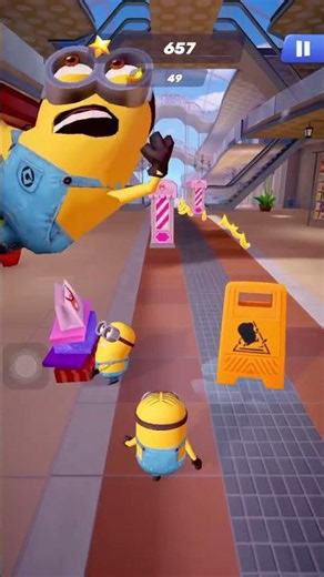 Minion Rush Epic Mall Gameplay & Bananas Run