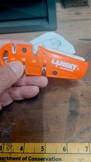 Lansky C-sharp quick review. 😅 #edc #outdoors #knifecommunity #sharpening #bugoutbag #survival #camp