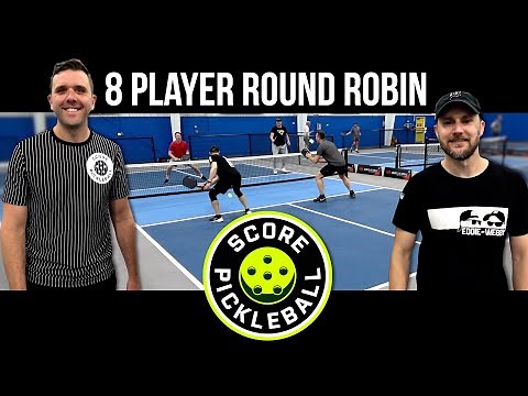 How To Run an 8 Player Round Robin Event With The Score Pickleball App