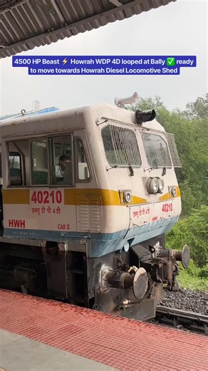 4500 HP Beast ⚡️ Howrah WDP 4D looped at Bally ✅ ready to move towards Howrah Diesel Locomotive Shed