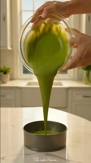 Matcha Cheesecake Recipe 🍵 #shorts