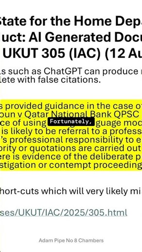 AI Hallucinations and Legal Drafting #immigration #immigrationlaw #ai