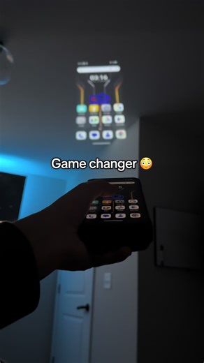 Smartphone with build in projector #fyp #projectorphone #smartphone #projector #tiktokshopfinds