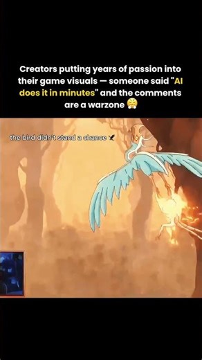 The "Hand-Drawn" vs. AI debate is setting the gaming world on fire 🎨🔥 #gaming
