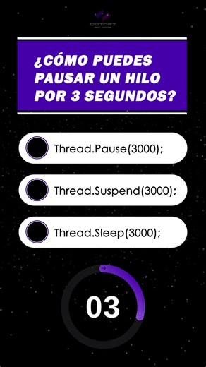 ¿Sabes pausar un Thread?