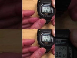 How To Set The Time On A Casio G-Shock Watch