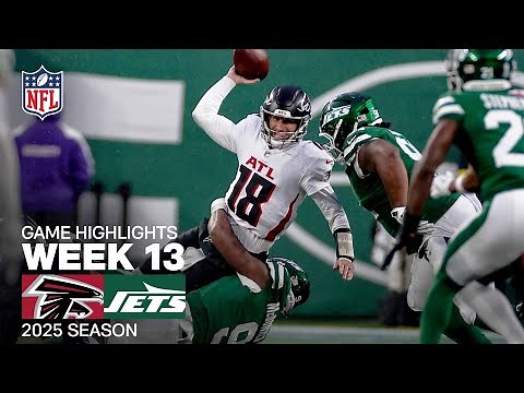 Atlanta Falcons vs. New York Jets Game Highlights | NFL 2025 Season Week 13