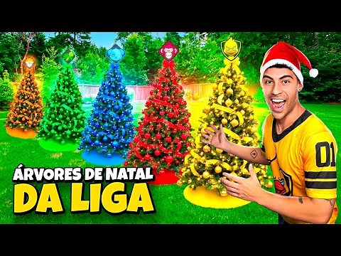 FIZ AS ÁVORES DE NATAL DA LIGA MISTÉRIO *eles gostaram ?