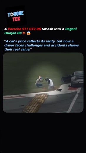 Pagani Driver Shows Class After Monza Crash