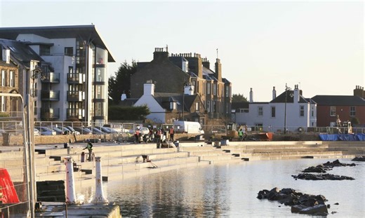'It's really cool': New images reveal progress on £15m Broughty Ferry flood defences