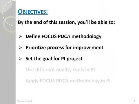FOCUS PDCA Methodology