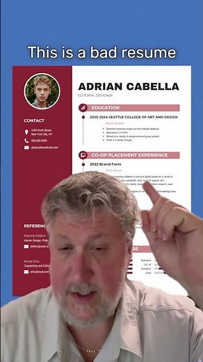 What a good resume looks like. #careeradvice #jobsearch #resume #greenscreen