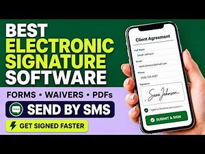 Best Electronic Signature Software for Forms, Waivers & PDFs