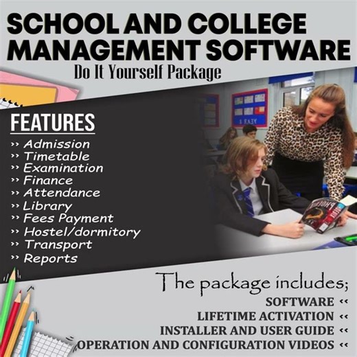 Offline School Management Software video