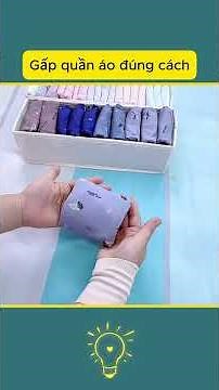 👉Cách gấp quần áo siêu gọn – tiết kiệm không gian tủ, tìm đồ nhanh chóng và ngăn nắp hơn hẳn!🤩
