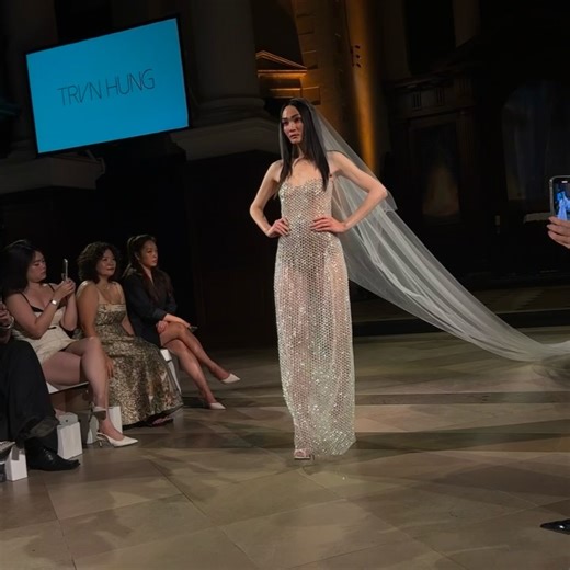 Therica Wilson-Read on Instagram: "A Simply heavenly night with @tranhungofficial ✨ Dress and shoes: @tranhungofficial Gorgeous sparkles: @completedworks Thank you to the wonderful @jera_creativeagency"