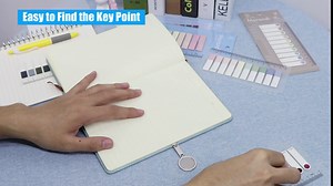 1800 Pcs Morandi Sticky Tabs, Book Tabs for Annotating Books, 66 Colors Aesthetic Index Tabs, Book Flags with Ruler for Filing Products Supplies, Classify File (12 Sets, 7 Designs)