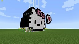Hello Kitty 8bit Minecraft home | free schematic for download | Zog build :3 Minecraft Map