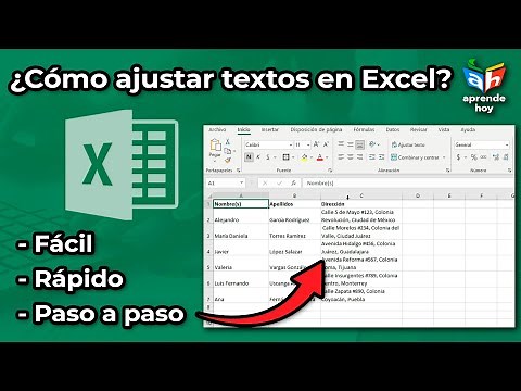¿Cómo ajustar textos en Excel? #excel #tutorialexcel