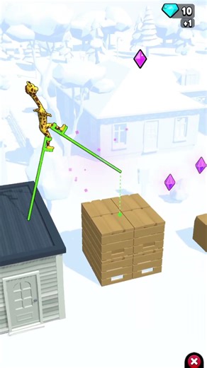 That Step Was Too Risky 😬 | Giraffe Long Leg Walk #TrickyLevel #Gaming #PuzzleGame