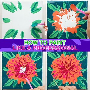 109K views · 2.8K reactions | Paper Towel Painting 炙 Reverse Dip Flower | Designer Gemma77 | Facebook