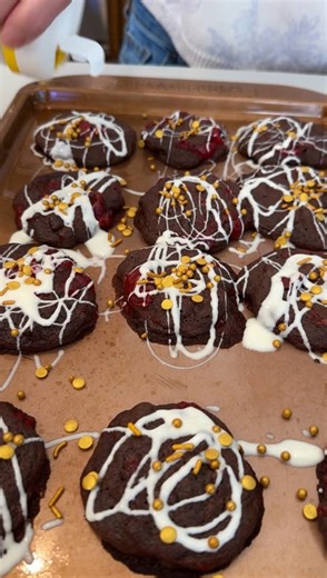 Chocolate cherry cookies you will crave