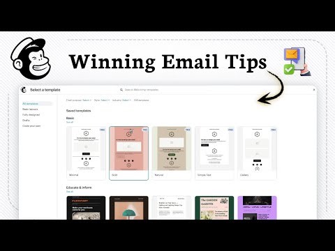 How to Create a Successful Email in mailchimp (step by step)