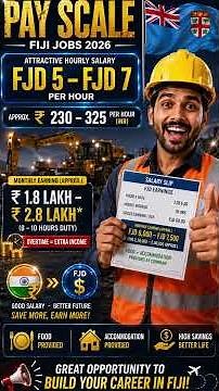 Fiji Jobs 2026 | India Se Direct Hiring 🔥 Salary ₹2.8 Lakh/Month?
