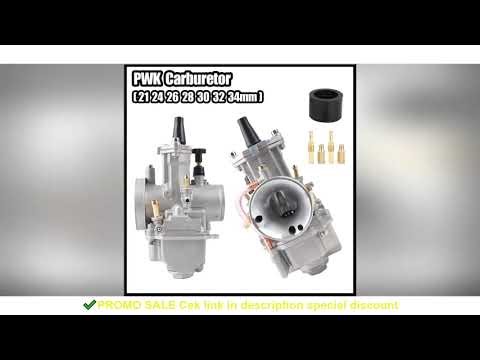 PWK Universal Carburetor, 21 24 26 28 30 32 34mm PWK Motorcycle Carburetor Power Injection, for Raci