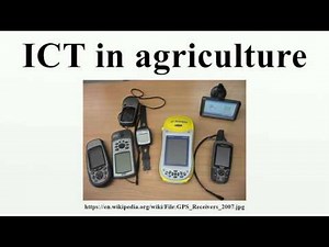 ICT in agriculture