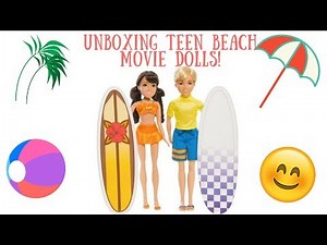 Unboxing Teen Beach Movie Dolls: Mac and Brady!
