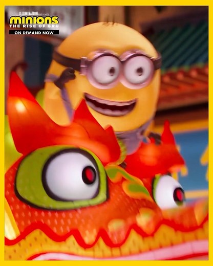 Minions on Instagram: "Now that we’re on demand, it’s never been easier to hop on the #Minions train…or dragon. Either works."