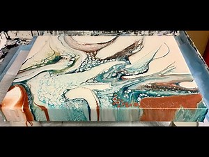 Acrylic Pour Paint Injections Technique
