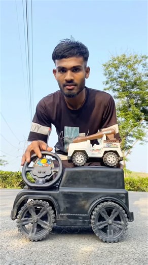 RC Remote Control Black Thar 4x4 Full Setup & Test 😱 #shorts