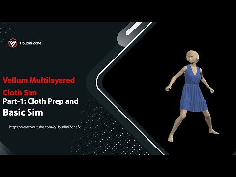 Cloth Geo Prep and Basic Sim | Vellum Cloth Series | Part -2 | Houdini Zone |