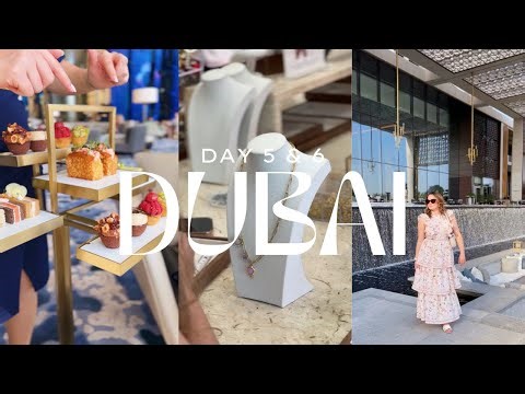 Dubai 🌆 VLOG 4 • Dubai Mall Shopping 🛍️, The Charm Bar 💝 & Atlantis the Royal Afternoon Tea 🍰