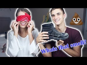 I made him sniff Stinky Socks! Smell Challenge!