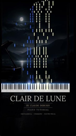 This is Clair de Lune 🌙 #shorts #piano #debussy