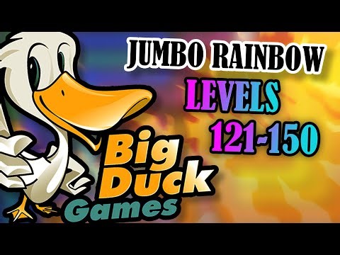 Flow Free Walkthrough - Jumbo Rainbow - Levels 121-150 | Big Duck Games LLC | HD