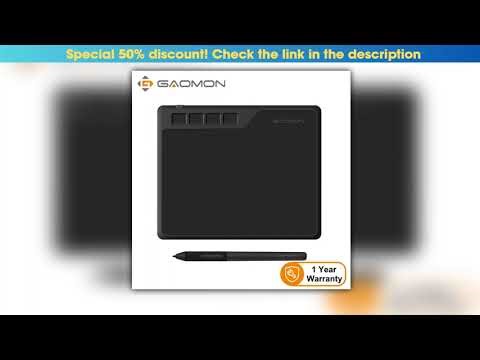 65x4 Inch GAOMON S620 Graphics Tablet Portablet Art Writing Board Easy Android Phone Connection