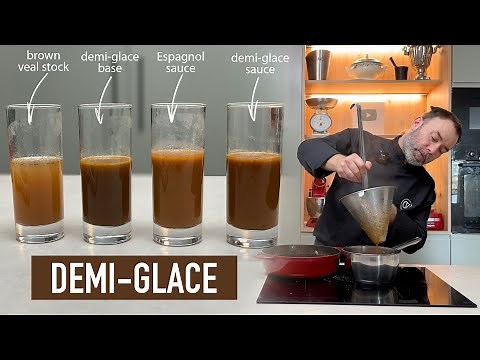 The real demi-glace, explained by a French chef: SAUCE vs. BASE