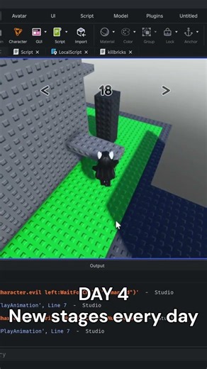 Day 4 New Stages Every day #roblox #obby