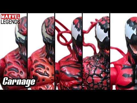 MAXIMUM CARNAGE Marvel Legends Carnage figures!