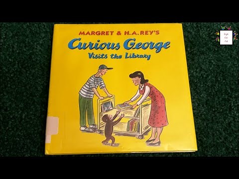 Curious George Visits the library - Books for kids Read aloud ! Storytime | #brightkidshub