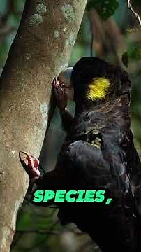 The Mysterious Black Cockatoo 🖤 | Australia’s Smartest Wild Bird #wildveill