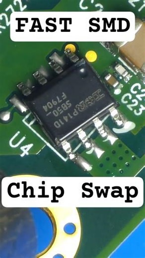 Blink and You’ll Miss It! ⚡ Fast 8-Pin SMD Chip Swap
