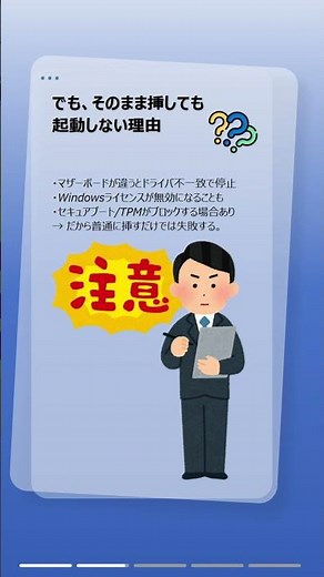 OS入りHDDを別PCで起動する方法｜クローンで解決